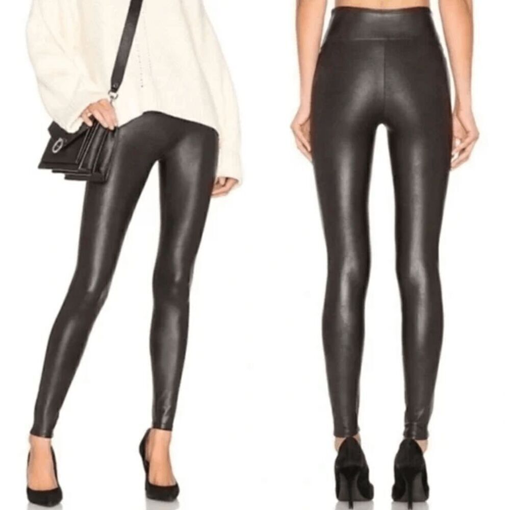 Spanx Faux Leather Leggings Medium​​​​​
